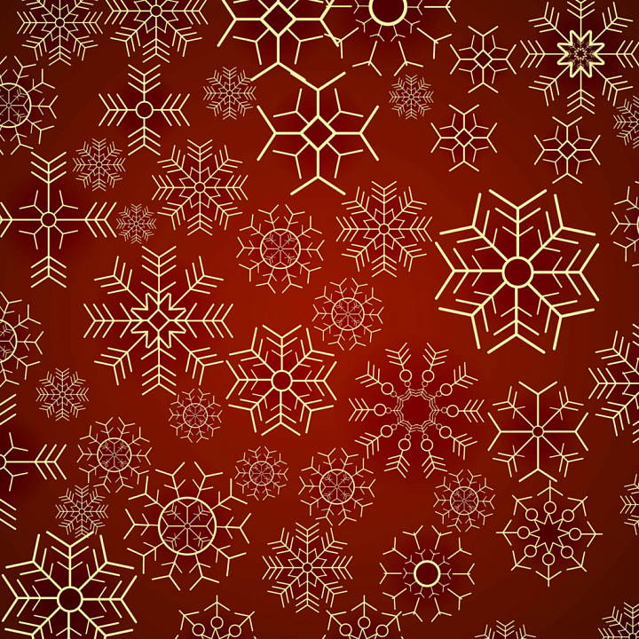 All Christmas Digital paper of Red Christmas Digital Paper with Gold Sn… seamless PBR texture preview