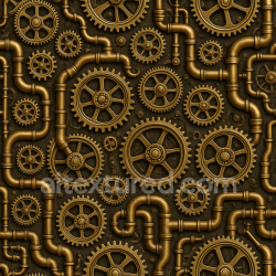 seamless Seamless Water PBR Texture — Make Generative Fill Steampunk Cogs Steam Colours Gold texture 8k free download PBR