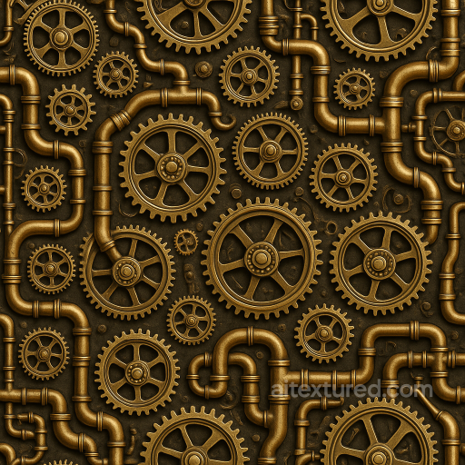 Seamless Water PBR Texture - Make Generative Fill Steampunk Cogs Steam Colours Gold seamless Water PBR texture