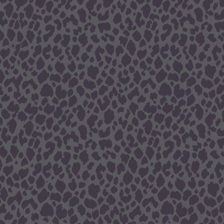 Dark Leopard Print Fabric with Organic Pattern seamless PBR texture preview