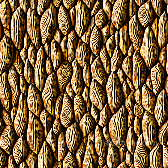 Stylized Stacked Wood PBR Texture with Detailed Grain and Knots Wood texture preview