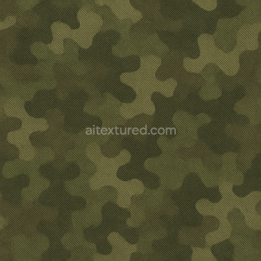 Seamless 3d texture pbr 8k forest camo fabric with scale pattern and camouflage gradient