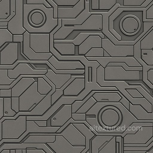 Seamless Futuristic Panel Seamless Texture seamless Sci-fi PBR texture