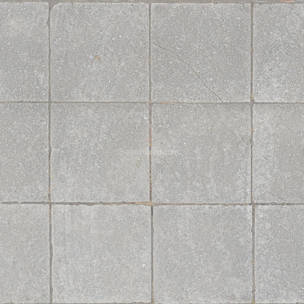 Seamless PBR tiles texture in gray with a matte finish