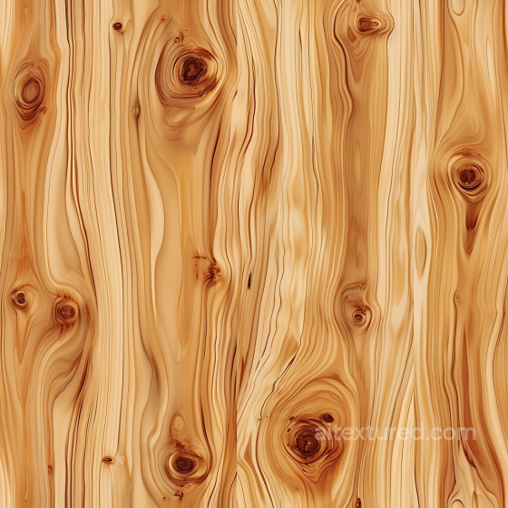 Pine Wood Planks PBR Texture with Natural Knots and Warm Tones Wood texture preview