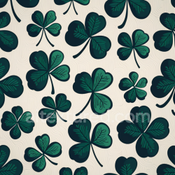 seamless Seamless 3D PBR Fabric Texture with Green Clover Leaf Pattern texture 8k free download PBR
