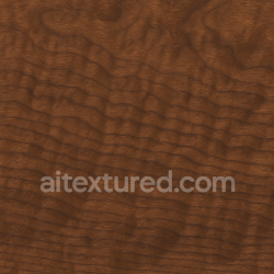 seamless Seamless 3d texture pbr 8k walnut wood with matte finish and curly grain detail texture 8k free download PBR