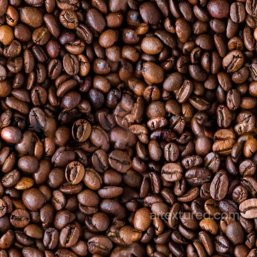 Seamless Coffee Beans PBR Texture seamless Food PBR texture