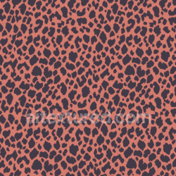 seamless Seamless 3D PBR Leopard Print Fabric Texture with Coral and Black Pattern texture 8k free download PBR