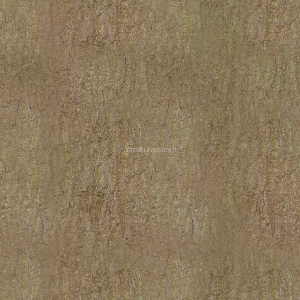 Seamless PBR bark texture for 3D use