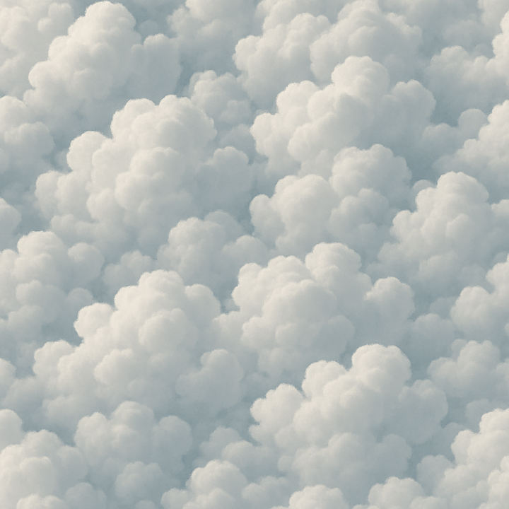 Fluffy Storm Cloud seamless PBR texture preview