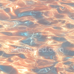 seamless Seamless 3D Water PBR Texture Featuring Stylized Pastel Liquid with Glowing Reflections texture 8k free download PBR