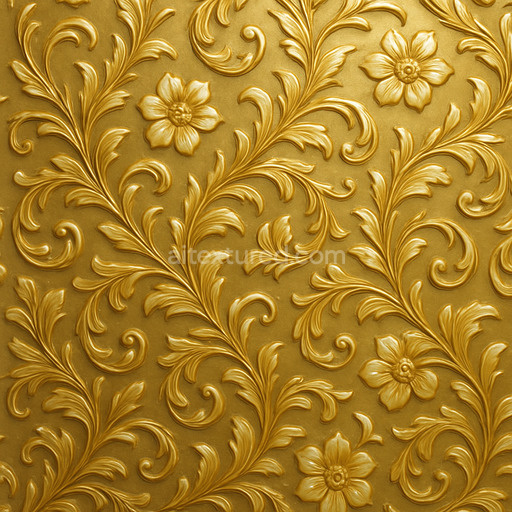 Shiny Floral Pattern Texture Seamless 1024X1024