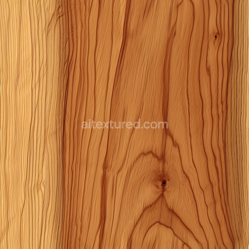 Seamless 3D Pine Wood PBR Texture Featuring Distinct Grain and Knots