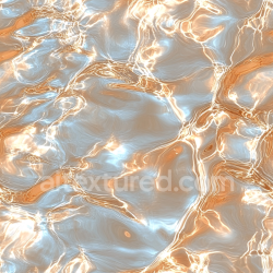 seamless Seamless Stylized Reflective Water Surface 3D PBR Texture with Warm Light Refractions texture 8k free download PBR
