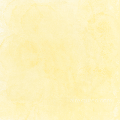 Soft Yellow Watercolor Paper Texture with Subtle Brush Strokes seamless Watercolor texture PBR texture