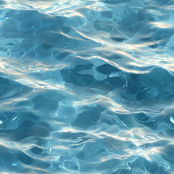 Water PBR Texture Featuring Clear Calm Pool Water with Smooth Surface Reflections Water texture preview