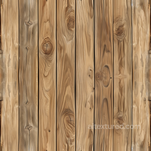 Natural Pine Wood Planks Seamless Texture with Knots and Grain seamless Wood PBR texture