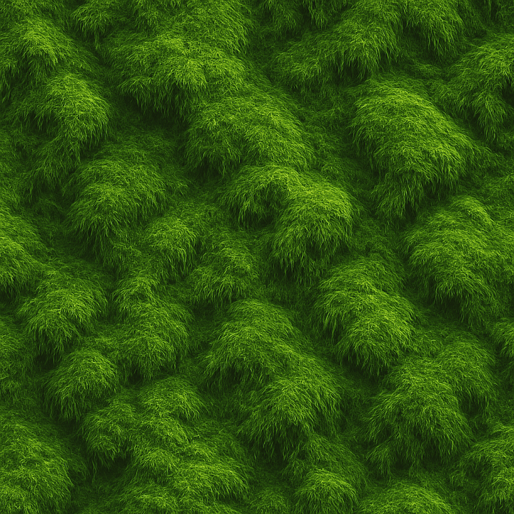 Fantasy Moss seamless PBR texture preview
