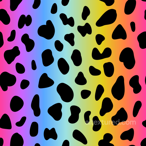 with Vibrant Rainbow Leopard Print Pattern seamless Leopard Print PBR texture