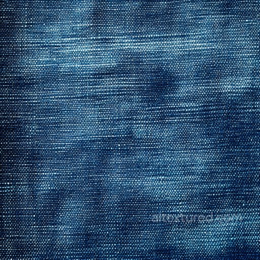 Cracked Denim Fabric PBR Texture with Distressed Blue Weave seamless Denim jeans PBR texture