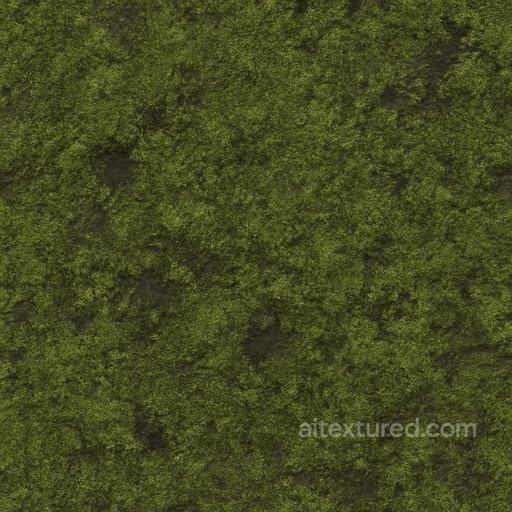 Dirty Green Moss Seamless Texture seamless Moss PBR texture