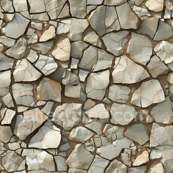 seamless Seamless 3D Cracked Stone Ground PBR Texture with Natural Beige Tones texture 8k free download PBR