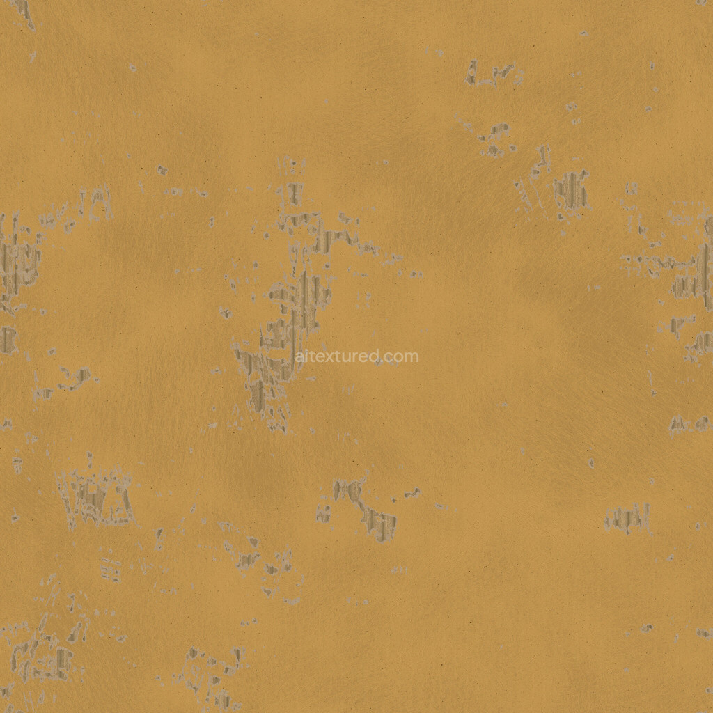 Seamless cardboard texture with a worn surface