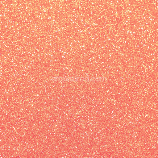 Seamless Coral Orange Glitter 3D PBR Texture with Sparkling Particles