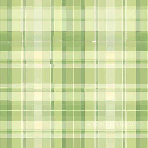 Seamless 3D PBR Soft Green Plaid Fabric Texture with Smooth Weave Pattern texture preview