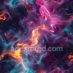 seamless Seamless 3D Space PBR Texture Featuring Vibrant Nebula Clouds and Cosmic Glow texture 8k free download PBR