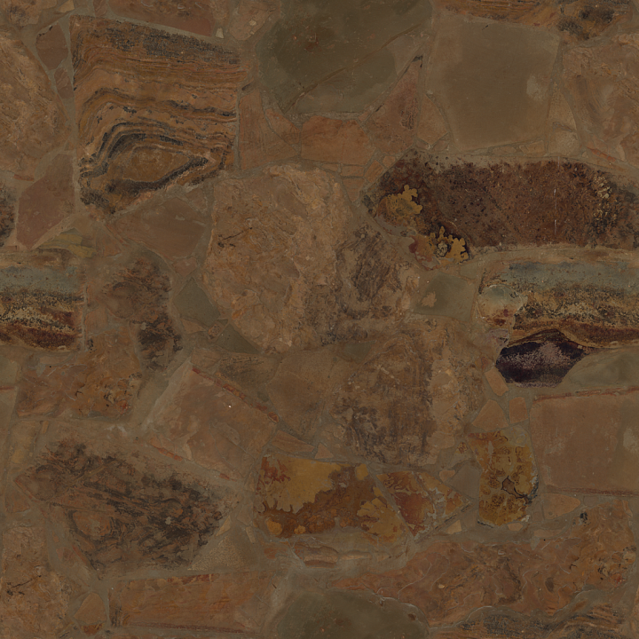 Slate Floor - Rustic Mosaic Stone Floor Rustic seamless PBR texture preview