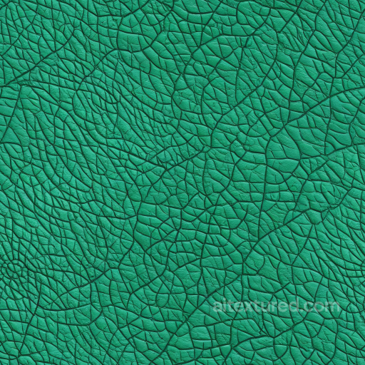 Cracked Turquoise Leather Texture with Fine Grain and Deep Wrinkles seamless Leather PBR texture