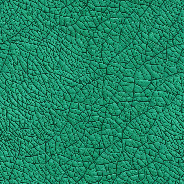 Cracked Turquoise Leather with Fine Grain and Deep Wrinkles seamless PBR texture preview