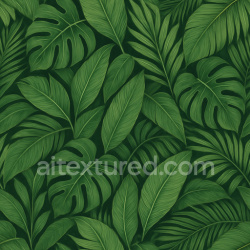 seamless Seamless Tropical Leaves Texture Seamless 1024X1024 texture 1024x1024 free download PBR
