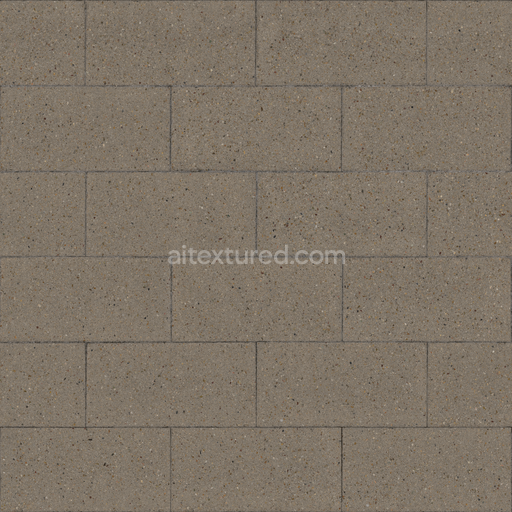 Rough Urban Concrete — Flat Coarse Pavement Urban Concrete Floor — PBR seamless 3D texture