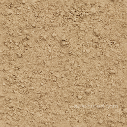 Of Sandy Soil With Dry Soil And Sandy Gravel Mix seamless Ground surface PBR texture