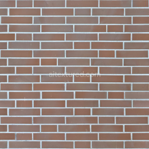 Brick Red Seamless Tileable Pbr Texture Surface Construction Pattern Solid