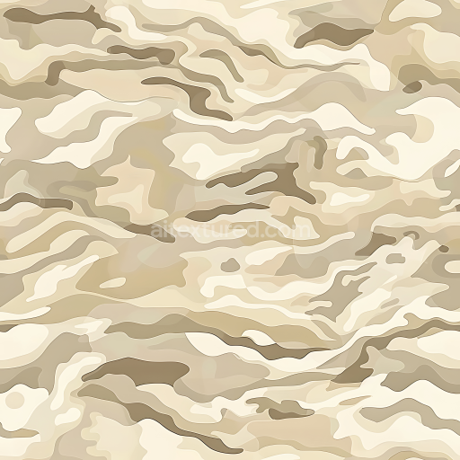 Seamless 3D Desert Camouflage PBR Texture with Organic Sand and Tan Blotches