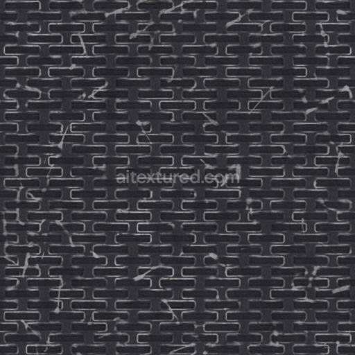 Metal Walkway Seamless Pbr Texture Dark Industrial Tileable Surface Gritty
