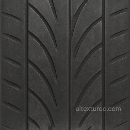 Slick Tire With Chevron Tread And Worn Tread Effects For Realistic Racing Car Tire Surfac… seamless Tire prints PBR texture