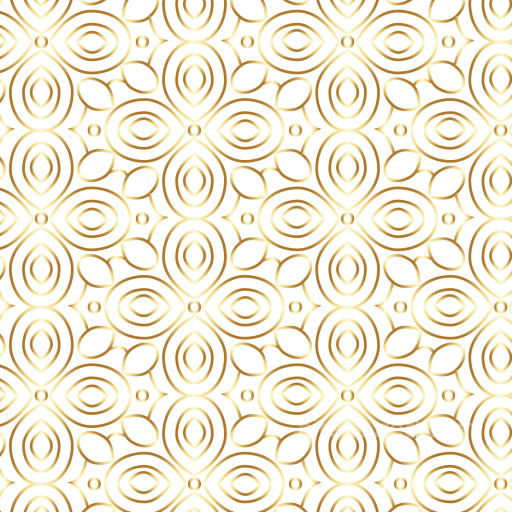 with Elegant White and Gold Floral Motif Pattern seamless White & Gold PBR texture
