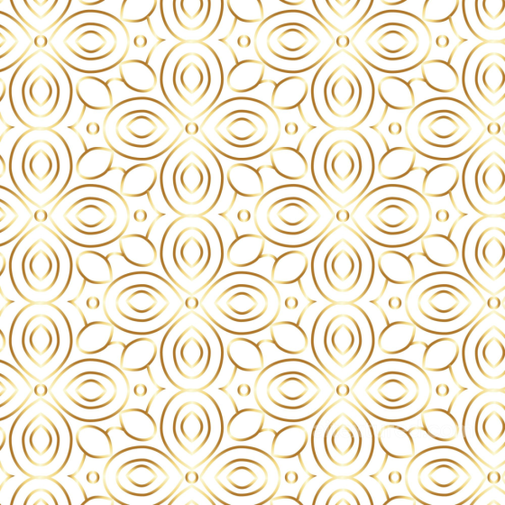 with Elegant White and Gold Floral Motif Pattern White & Gold texture preview