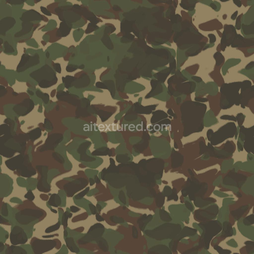 Camouflage Pattern Vinyl Fabric | Free PBR