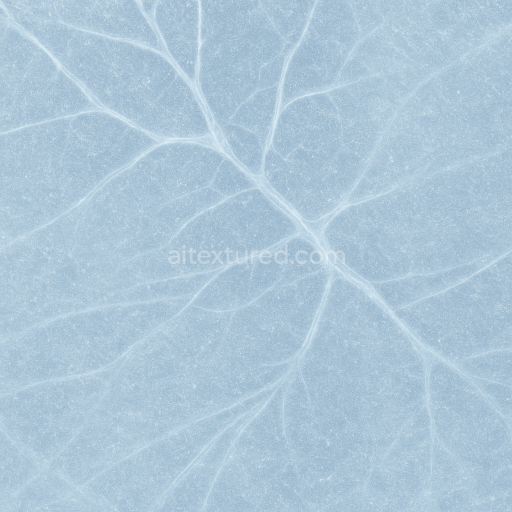 Seamless 3d texture pbr 8k illustrating ice frost veins with icy web and frozen ripples