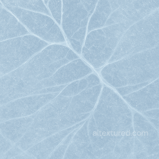 Illustrating Ice Frost Veins With Icy Web And Frozen Ripples seamless Ice PBR texture