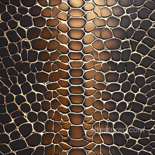 reptilian skin PBR texture with detailed scale pattern and realistic lighting seamless Skin PBR texture