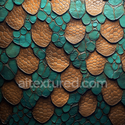 seamless Seamless 3D Skin PBR Texture Featuring Realistic Alien Reptile Scales with Detailed Micro-Structure and Vibrant Dual-Tone Finish texture 8k free download PBR