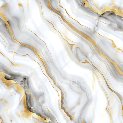 seamless Seamless 3D Glossy White Marble PBR Texture with Swirling Gold Veins texture 8k free download PBR