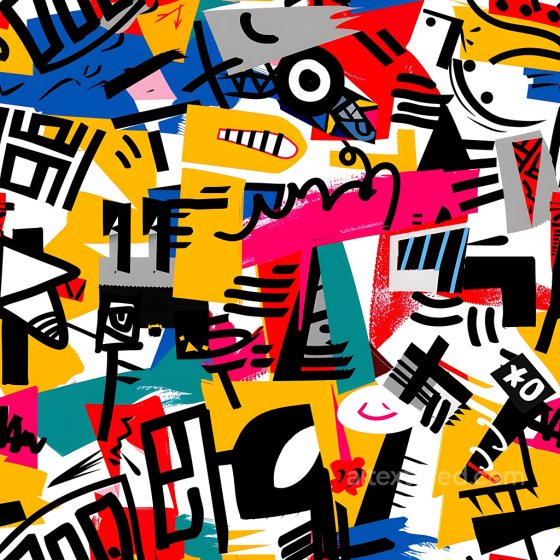 Graffiti Texture Featuring Bold Abstract Color Blocks and Graphic Strokes Graffiti texture preview